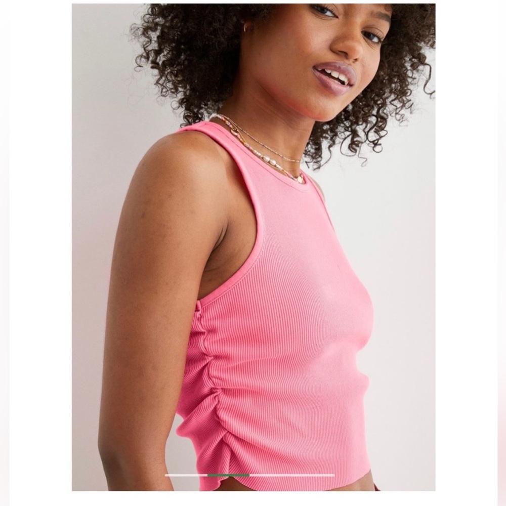 Aerie Rouchy Rib Tank Top